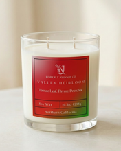Load image into Gallery viewer, Valley Heirloom | Tomato Leaf Soy Candle