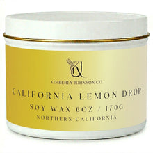 Load image into Gallery viewer, White California Lemon Drop Travel Tin