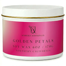 Load image into Gallery viewer, Golden Petals Travel Tin
